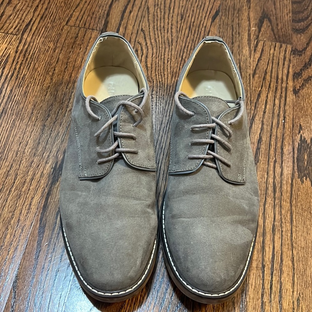 Gray Suede Dress Shoes